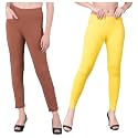 Comfort Lady Women's Cotton Blend Regular Fit for Casual,Formal and Daily Use Kurti Pants with Front Mobile Pocket I Pack of 2