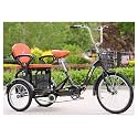 Comfort Three-Wheeled Bicycles for Seniors Folding Tricycle Dual-Drive 3 Wheel for Adult Seniors Bicycles with Cargo Basket Leisure Picnics Shopping Pedal Bikes