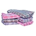 COMFORT WEAVE Cotton Kitchen Cleaning Cloth, Dish Napkins - 18 X 18 Inch Multicolor Pack Of 12 Pcs
