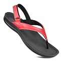AEROTHOTIC Arch Support Slingback Flats for Women Sandals Soft Flip Flops