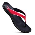 AEROTHOTIC Arch Support Slingback Flats for Women Sandals Soft Flip Flops