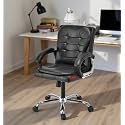 Comfortable Medium Back Revolving Leatherette Chair 1