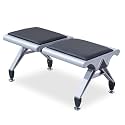 Comfortable Waiting Room Chair, PU Cushion Airport Reception Bench, Office Guest Seating for Lobby, Hospital, Bank, Salon &amp; Conference Room - Durable &amp; Stylish