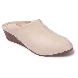 Comfortable Womens Slip-on Wedge Back Open Mules
