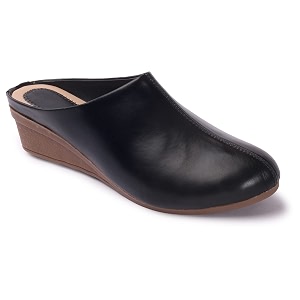 Comfortable Womens Slip-on Wedge Back Open Mules
