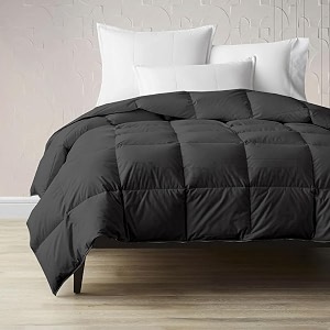 comforter king bed - all seasonacsummer solid king bed comforter blanket  dohar  duvets ultra soft amp light weight - 300 gsm dark grey