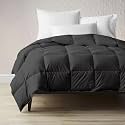 Comforter King Bed - All Season/AC/Summer Solid King Bed Comforter Blanket | Dohar | Duvets |Ultra Soft &amp; Light Weight - (300 GSM, Dark Grey)