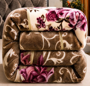 Comfowell Floral Double Weighted Blanket for Heavy