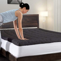 Comfowell 2 inch (5.08 cm) King Size Microfibre Stretchable, Waterproof Mattress Topper