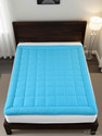 Comfowell 3 inch (7.62 cm) King Size Poly Fiber Stretchable, Waterproof Mattress Topper