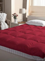 Comfowell 1 inch (2.54 cm) Queen Size Microfibre Stretchable, Waterproof Mattress Topper