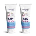 Organic Nourishing Baby Daily Lotion | Infused with Chamomile, Murumuru Butter, Aloe Vera &amp; Avocado Oil | Fights Baby Rashes | Dermatologist-Tested | No Phenoxyethanol, Toxin-Free | For Ages 0–10 Years | Pack of 2