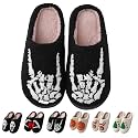 Comfy Elastic Slippers for Women Men,Memory Foam Soft Plush House Slippers