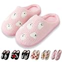 Comfy Elastic Slippers for Women Men,Memory Foam Soft Plush House Slippers