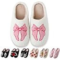 Comfy Elastic Slippers for Women Men,Memory Foam Soft Plush House Slippers
