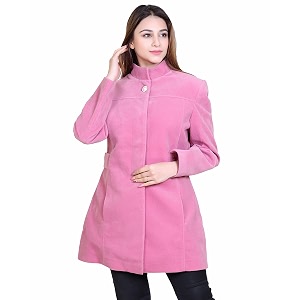 comfy sparrow women39s wool blend standard length high collared coat