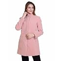 Comfy Sparrow Women's Wool Blend Standard Length High Collared Coat