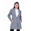Comfy Sparrow Women Formal Wear Collared Neck Full Sleeve Coat/Blazer