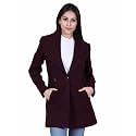 Comfy Sparrow Women Formal Wear Collared Neck Full Sleeve Coat/Blazer