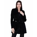 Comfy Sparrow Women Formal Wear Collared Neck Full Sleeve Coat/Blazer