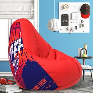 comfybean bag with beans filled 4xl- official star trek bean bags - for adults - max user height  55-6 ft-weight  70-99 kgsmodel star trek
