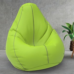 comfybean bag with beans filled 4xl- official bailey amp bakers bean bags - for adults - max user height  55-6 ft-weight  70-99 kgsmodel pea green light grey