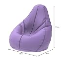 ComfyBean Bag with Beans Filled 4XL- Official: Bailey &amp; Bakers Bean Bags - for Adults - Max User Height : 5.5-6 Ft.-Weight : 70-99 Kgs(Model: Lavender Dark Grey)
