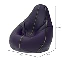 ComfyBean Bag with Beans Filled 4XL- Official: Bailey &amp; Bakers Bean Bags - for Adults - Max User Height : 5.5-6 Ft.-Weight : 70-99 Kgs(Model: Indigo Pea Green)