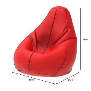 comfybean bag with beans filled 5xl- official bailey amp bakers bean bags - for adults - max user height  6-65 ft - weight  99-110 kgsmodel red maroon