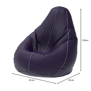 comfybean bag with beans filled 5xl- official bailey amp bakers bean bags - for adults - max user height  6-65 ft - weight  99-110 kgsmodel indigo lavender