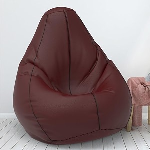 comfybean bag with beans filled 5xl- official bailey amp bakers bean bags - for adults - max user height  6-65 ft - weight  99-110 kgsmodel maroon black