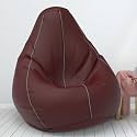 ComfyBean Bag with Beans Filled 5XL- Official: Bailey &amp; Bakers Bean Bags - for Adults - Max User Height : 6-6.5 Ft. - Weight : 99-110 Kgs(Model: Maroon Light Grey)