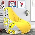 ComfyBean Bag with Beans Filled 5XL- Official: Sponge Bob Bean Bags - for Adults - Max User Height : 6-6.5 Ft. - Weight : 99-110 Kgs(Model: SBSP-Artwork 5 - Yellow)