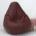 ComfyBean Bag with Beans Filled 5XL- Official: Bailey &amp; Bakers Bean Bags - for Adults - Max User Height : 6-6.5 Ft. - Weight : 99-110 Kgs(Model: Maroon Black)