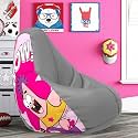 ComfyBean Bag with Beans Filled XL- Official: Sponge Bob Bean Bags - for Kids - Max User Height : 4 Ft. - Weight : 30 Kgs(Model: SBSP-Artwork 16 - Indigo)