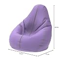ComfyBean Bag with Beans Filled XL- Official: Bailey &amp; Bakers Bean Bags - for Kids - Max User Height : 4 Ft. - Weight : 30 Kgs(Model: Lavender Pea Green)