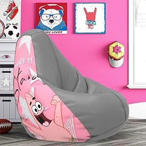 comfybean bag with beans filled xxl- official sponge bob bean bags - for teenagers - max user height  45-5 ft-weight  45-50 kgsmodel sbsp