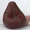 ComfyBean Bag with Beans Filled XXL- Official: Bailey &amp; Bakers Bean Bags - for Teenagers - Max User Height : 4.5-5 Ft.-Weight : 45-50 Kgs(Model: Maroon Parrot Green)