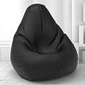 ComfyBean Bag with Beans Filled XXL- Official: Bailey &amp; Bakers Bean Bags - for Teenagers - Max User Height : 4.5-5 Ft.-Weight : 45-50 Kgs(Model: Black Brown)