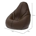ComfyBean Bag with Beans Filled XXL- Official: Bailey &amp; Bakers Bean Bags - for Teenagers - Max User Height : 4.5-5 Ft.-Weight : 45-50 Kgs(Model: Brown Indigo)