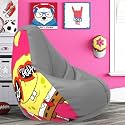 ComfyBean Bag with Beans Filled XXL- Official: Sponge Bob Bean Bags - for Teenagers - Max User Height : 4.5-5 Ft.-Weight : 45-50 Kgs(Model: SBSP-Artwork 4 - Pink)