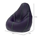 ComfyBean Bag with Beans Filled XXL- Official: Bailey &amp; Bakers Bean Bags - for Teenagers - Max User Height : 4.5-5 Ft.-Weight : 45-50 Kgs(Model: Indigo Parrot Green)
