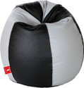 ComfyBean XXL Diagio Teardrop Bean Bag  With Bean Filling (Black)