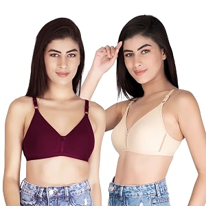 ComfyLegance Women Cotton Non Padded Non Wired