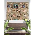 ComicSense.xyz Wanted Pirates Printed Anime Tapestry for Home Decor Bedroom Living Room- 54 X 44 Inches