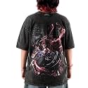 ComicSense.xyz Unisex Anime Oversized Stone Washed T-Shirt