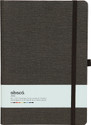 comma Abaca - A5 Size - Hard Bound Notebook with Elastic Band A5 Notebook Single Ruled 192 Pages