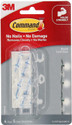 Command 3M Round Clear Cord Plastic Clips