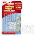 Command Decorating &amp; organizing Pack of 20 clips/hooks and 24 mini strips, Damage Free walls, Clear,Plastic