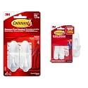 Command Plastic Medium Designer Wall Hooks, Upto 1.3Kg Heavy Duty, Hold Strongly, Reusable Adhesive